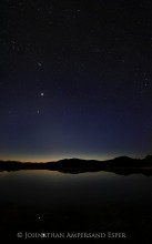 Blue Mountain Lake with Venus & Jupiter