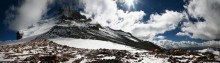 Aconcagua high camp below Polish Glacier