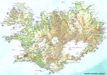 Iceland Map,map of Iceland,Iceland itinerary,autumn 2020,