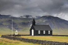 Icelandic country church at Budir