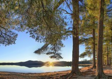 Lake Eaton Campsite White Pines HDR