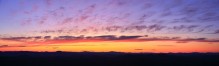 Adirondack Sunset Skyline from Buck Mt