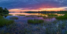 Little Tupper Lake summer twilight