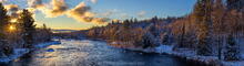 Moose River from McKeever area after December snowstorm