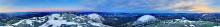 Mt Marcy Summit Winter 360° panorama