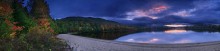 Rich Lake &Goodnow Mt Purple HDR Sunset