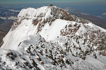 Cumbre Sur of Aconcagua from Summit