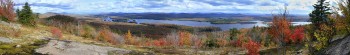 Grassy Pond Mountain pano over Lows Lake