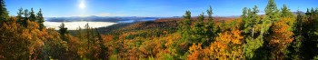 Schroon Lake fr. Severence Hill treetop