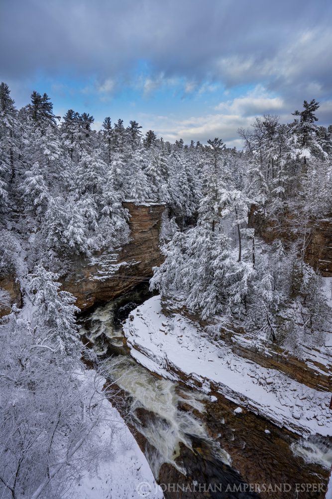 Ausable Chasm,winter,