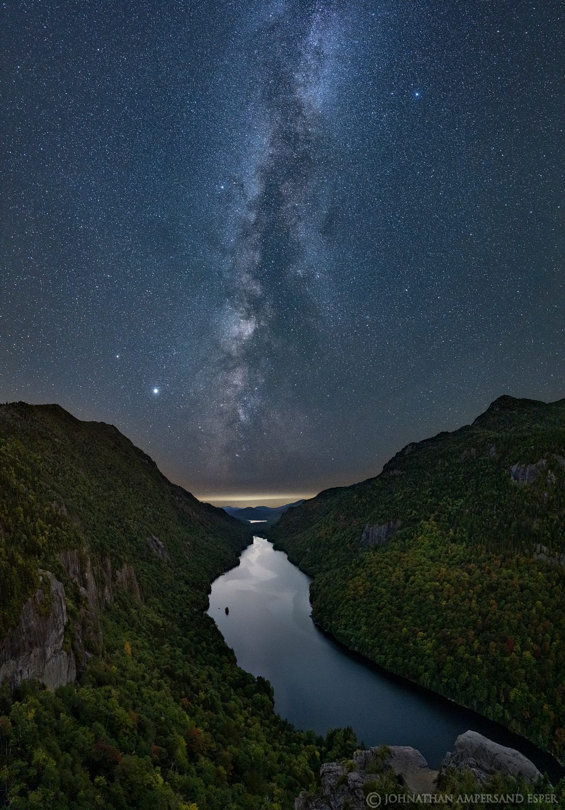 Indian Head,AMR,Ausable Lake,Lower Ausable Lake,Colvin,Sawteeth,Milky Way,night,stars,vertical,aligned,2020,summer,Ausable Valley...