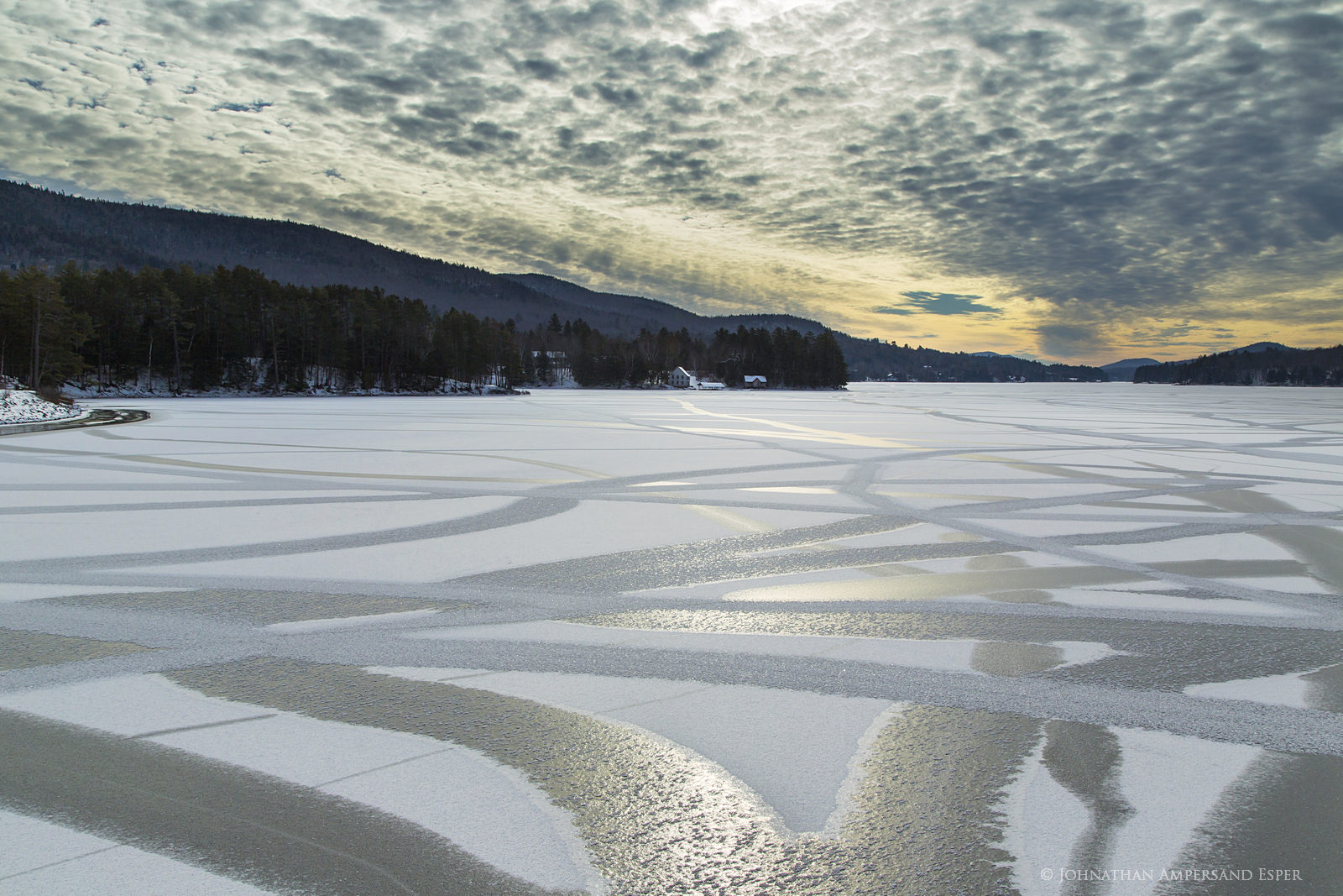 Long Lake,ice patterns,lake,ice,abstract,cracks,stripes,