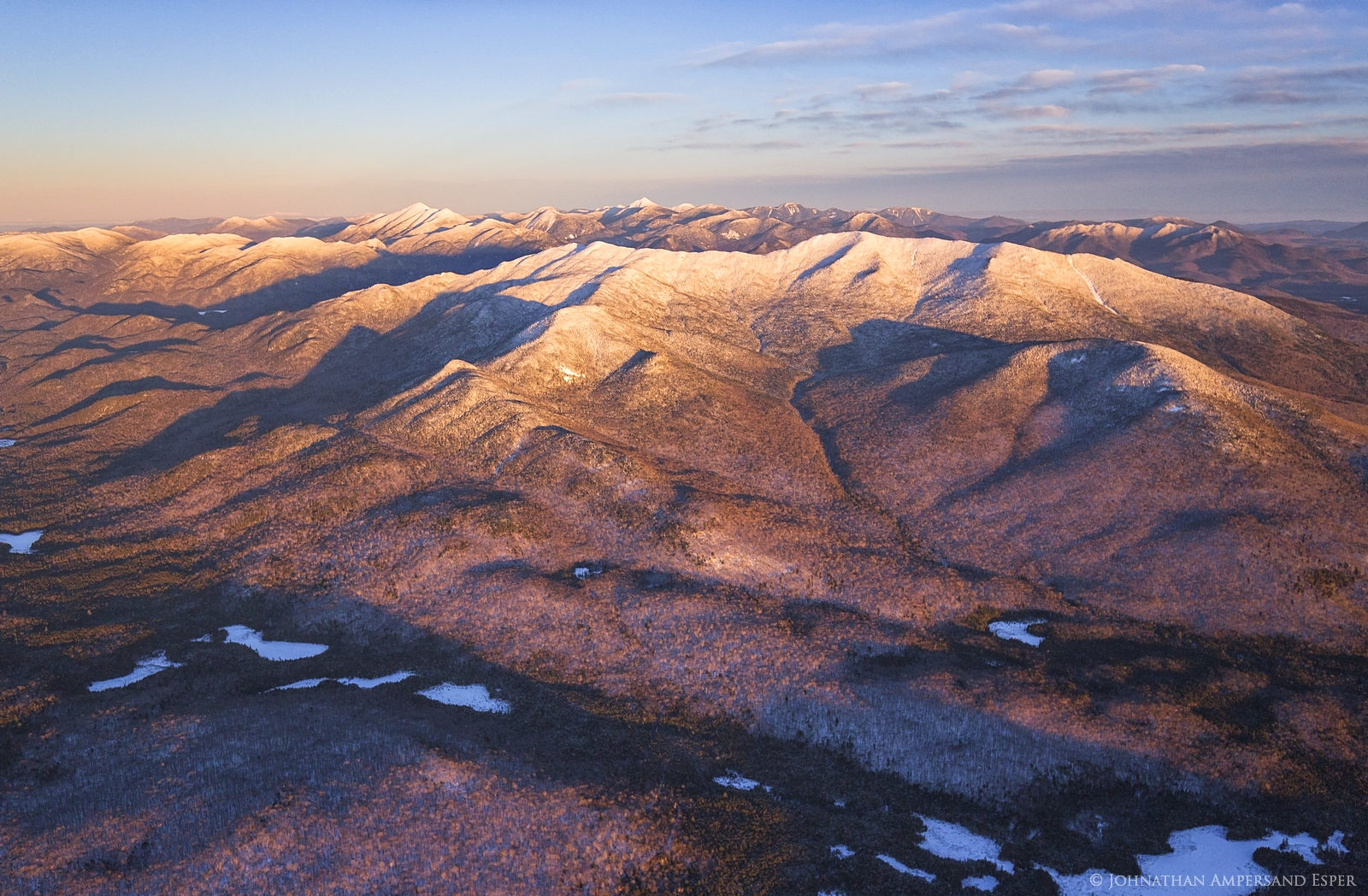 aerial,winter,High Peaks,2016,Adirondack Mountains,Adirondack High Peaks,Adirondacks,Santanoni Range,Panther Mt,Santanoni Peak...