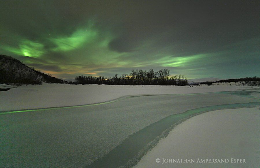 &nbsp;photographed in the Abisko, Sweden area, known as one of the best places in the world to see the aurora borealis